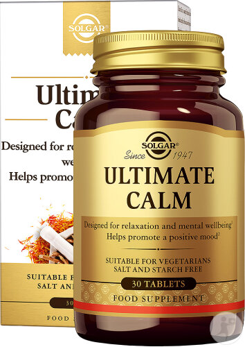 Solgar Ultimate Calm Formule Relaxation Complément Alimentaire 30 Comprimés