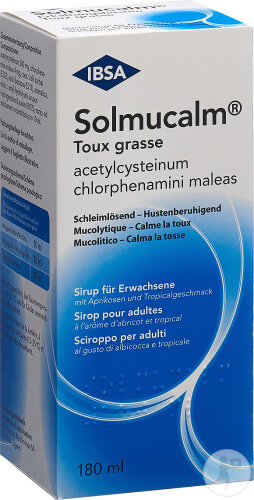 Solmucalm Toux Grasse Sirop Adult 180ml