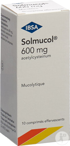 Solmucol 600mg 10 Comprimés Effervescents