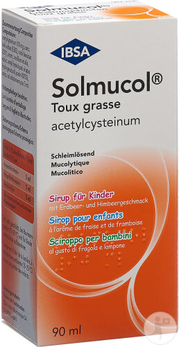 Solmucol Toux Grasse Sirop 100mg/ 5ml 90ml