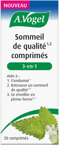 A.Vogel Sommeil De Qualité Comprimés 3En1 30 Pièces