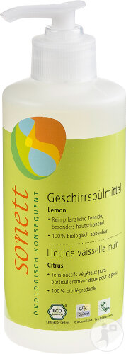 Sonett Liquide Vaisselle Main Lemon Flacon Pompe 300ml