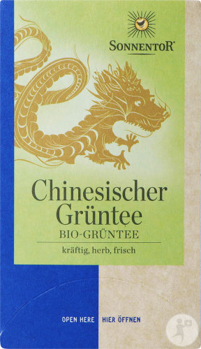 Sonnentor Thé Vert Chinois 18 Sachets