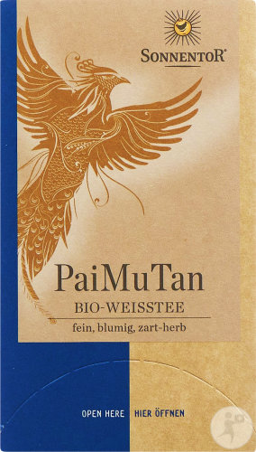 Sonnentor Thé Blanc Pai Mu Tan 18 Sachets