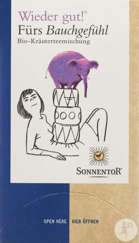 Sonnentor Thé Confort Intestinal Bio 18 Sachets