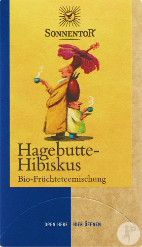 Sonnentor Thé Cynorrhodon Hibiscus Sachets 18x3g