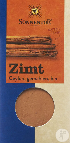 Sonnentor Cannelle De Ceylon Moulue Bio Sachet 40g