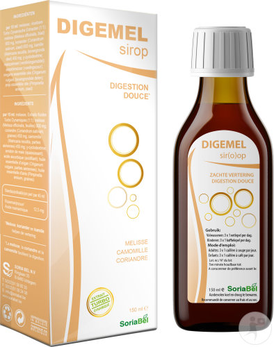 Soria Natural Digemel Sirop Digestion Douce Flacon 150ml