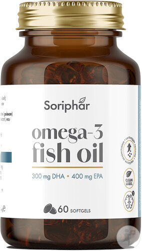 Soriphar Oméga-3 Fish Oil EPAX 1000mg 60 Gélules