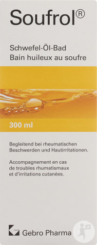 Soufrol Bain Huileux Au Soufre Flacon 800ml