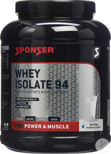 Sponser Whey Isolate 94 Neutre Boite 850g