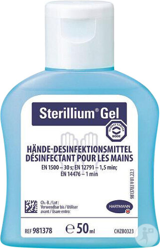 Hartmann Sterillium Gel Désinfectant Pour Les Mains Flacon 50ml