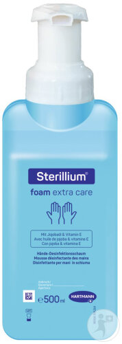 Hartmann Sterillium Foam Extra Care Mousse De Désinfection Des Mains 500ml