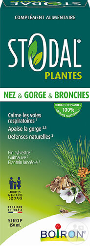 Stodal Plantes Sirop Nez/Gorge/Bronches Flacon 150ml