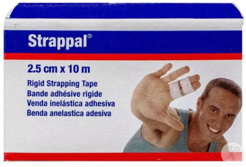 Strappal Bande Adhésive Rigide 10mx2,5cm 1 Pièce