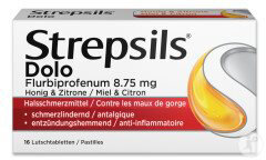 Strepsils Dolo Comprimé Sucer 16 Pièces
