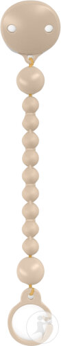 Suavinex Attache-Sucette Silicone Colour Essence Beige 1 Pièce