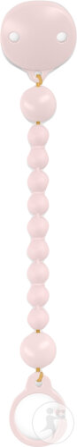 Suavinex Attache-Sucette Silicone Colour Essence Rose 1 Pièce