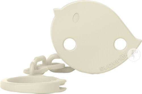 Suavinex Birdies Attache-Sucette Chaine Beige 1 Pièce