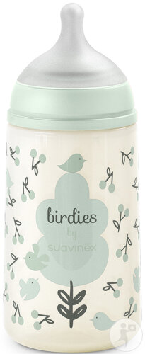 Suavinex Birdies Biberon Tetine SX Pro M Vert 270ml