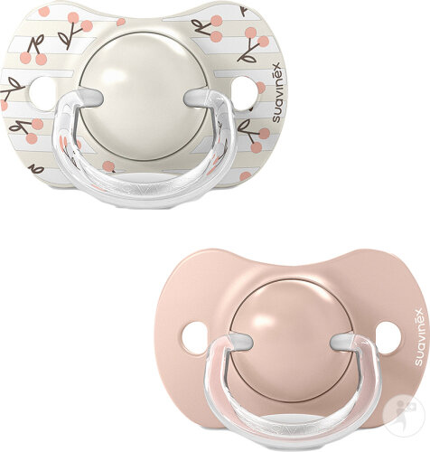 Suavinex Birdies Sucettes Symetriques SX Pro 0-6 Mois Rose 2 Pièces
