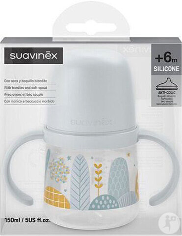 Suavinex First Biberon À Anses +6m 150ml Dreams Bleu 1 Pièce