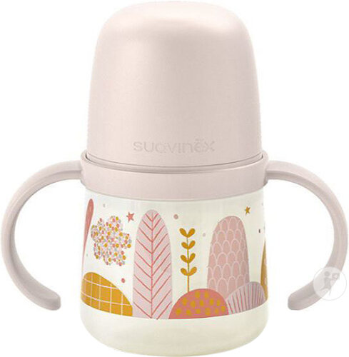 Suavinex First Biberon À Anses +6m 150ml Dreams Rose 1 Pièce