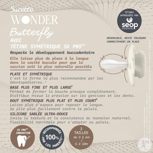 Suavinex Sucette Symétrique SX Pro 6/18m Wonderland Bleu 1 Pièce-4