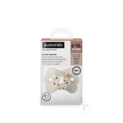 Suavinex Sucette Symétrique SX Pro 6/18m Wonderland Ivoire 1 Pièce-2