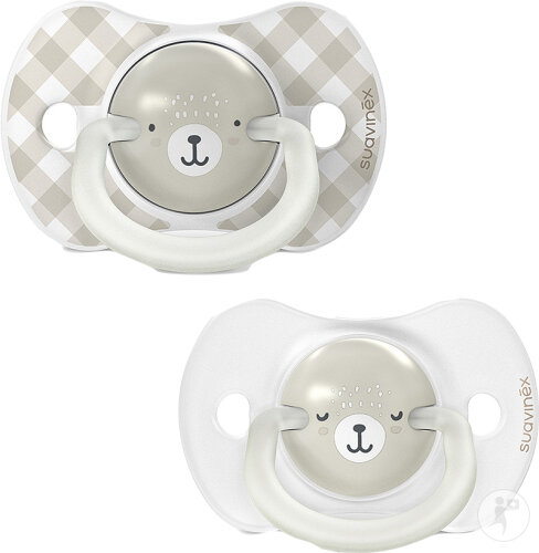 Suavinex Wild&Free Sucettes Symetriques SX Pro 6-18 Mois Night And Day Gris 2 Pièces