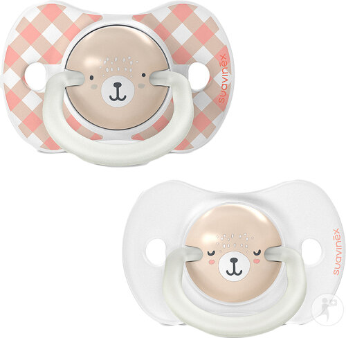 Suavinex Wild&Free Sucettes Symetriques SX Pro 6-18 Mois Night And Day Rose 2 Pièces