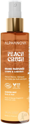 Sun Beauty Brume Parfumée Cheveux Et Corps Peach Bio 100ml