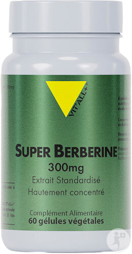 Vit'all+ Super Berbérine Extrait Standardisé 60 Gélules Végétales