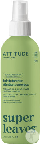 Attitude Super Leaves Démêlant Cheveux Huile D’Avocat Et Feuilles D'Olivier 240ml