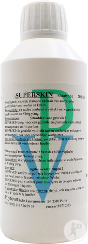 Phytovet Superskin Shampoing Chiens Et Chats Bouteille 190ml