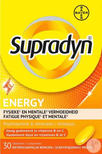 Supradyn Energy 13 Vitamines Et 9 Minéraux Complément Alimentaire 30 Comprimés