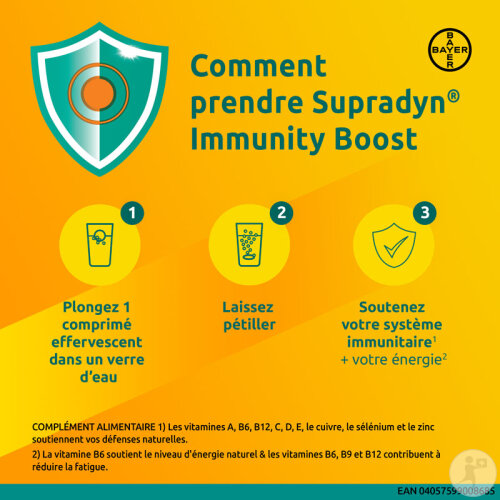 Supradyn Immunity Boost Multivitamine 30 Comprimés Effervescents-6