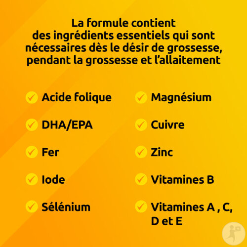 Supradyn Prenatal Multivitamines Avec Acide Folique + DHA/EPA Dès La Grossesse 60 Capsules-8