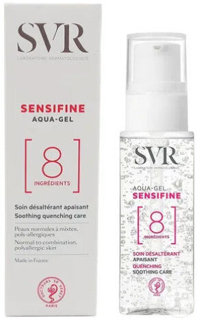 SVR Sensifine Aqua-Gel Soin Désaltérant Apaisant Flacon 40ml