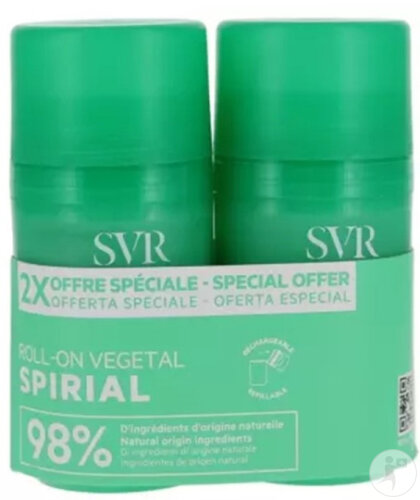SVR Spirial Duo Rol-On Végétal 2x50ml