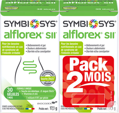 Symbiosys Alflorex SII 2x30 Gélules