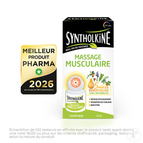 SyntholKiné Massage Musculaire Roll-On De Massage 5 Huiles Essentielles 50ml-2