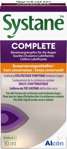Systane Complete Gouttes Oculaires Sans Conservateur 10ml
