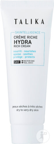Talika Skintelligence Hydra Crème Riche Hydratante Peaux Sèches À Très Sèches Tube 50ml