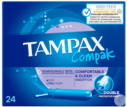 Tampax Compak Lites 24 Tampons
