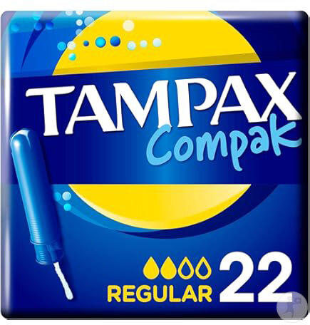 Tampax Compak Regular Tampons 24 Pièces
