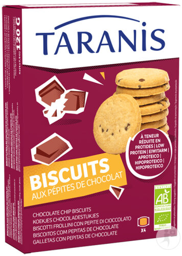 Taranis Biscuits Pépites Choco Bio 120g