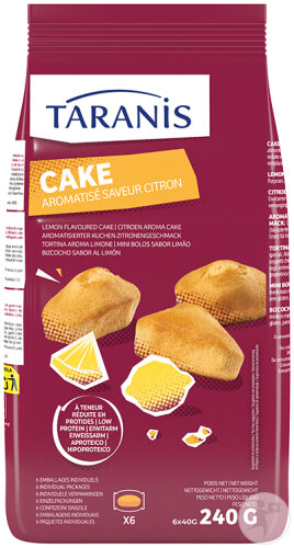 Taranis Mini Cake Citron 6x40g