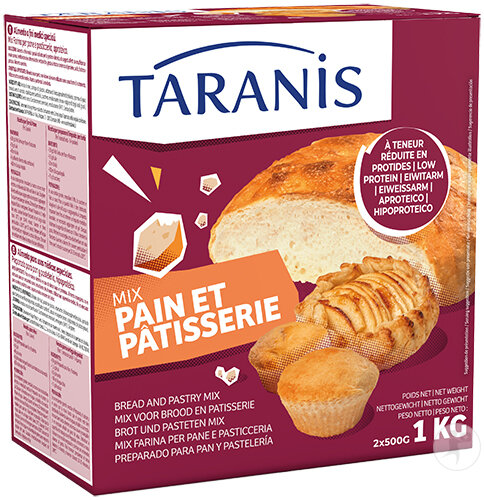 Taranis Mix Pain Et Pâtisserie Poudre 2x500g