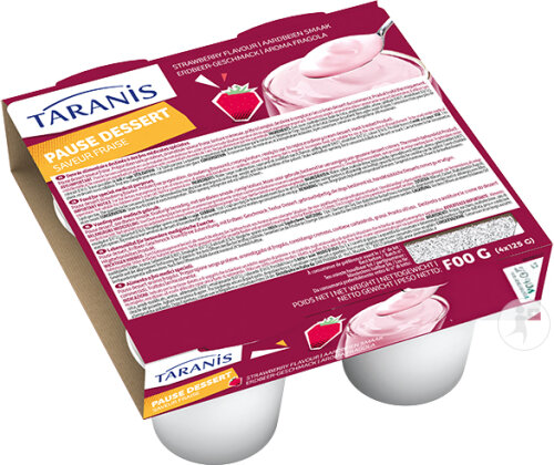 Taranis Pause Dessert Saveur Fraise 4x125g